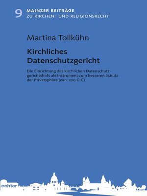 cover image of Kirchliches Datenschutzgericht